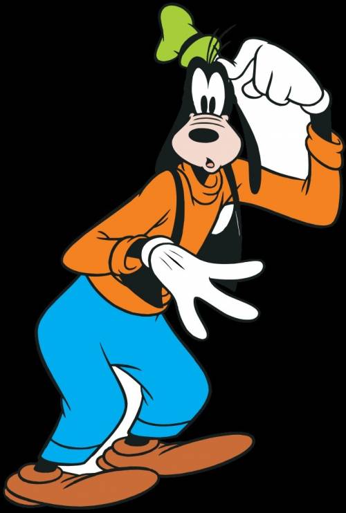 What color are mickey mouse’s and goofy’s gloves? ?