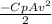 \frac{-CpAv^{2} }{2}