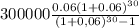 300000\frac{ 0.06 (1+0.06)^{30} }{(1+0,06)^{30}-1}