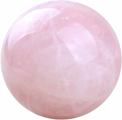 What mineral is this?  egg-sized piece. transparent pink color with glassy luster. shows conchoidal