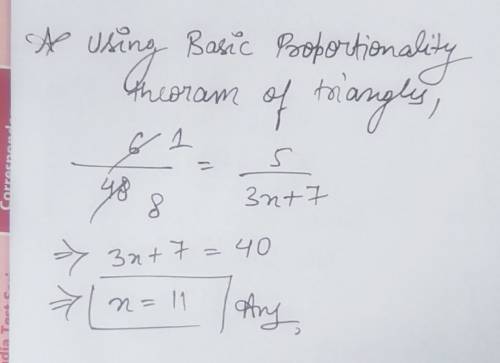 What is the value of x?  enter your answer in the box. x =