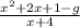 \frac{x^2+2x+1-g}{x+4}