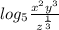 log_{5}\frac{x^{2}y^{3}}{z^{\frac{1}{3}}}