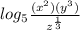 log_{5}\frac{(x^{2})(y^{3})}{z^{\frac{1}{3}}}