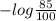 -log \frac{85}{100}