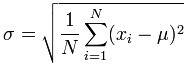 Lara is calculating the standard deviation of a data set that has 8 values. she determines that the