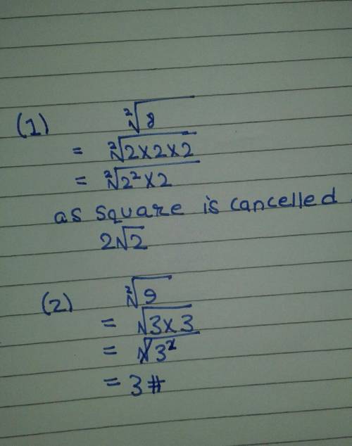 What is the square root of 8 and 9?  can you show some work plz and  you!