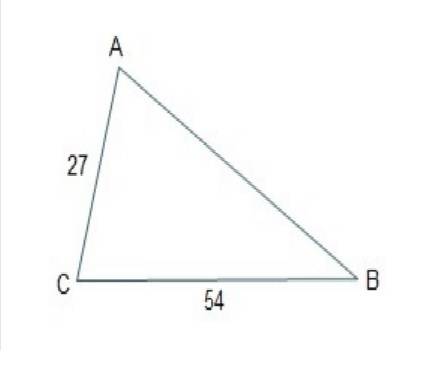 Based on the diagram, which expresses all possible lengths of segment ab?  ab = 25 27 <  ab <