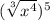 ( \sqrt[3]{x^{4}})^{5}