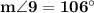 \mathbf{m \angle 9 = 106^{\circ}}