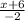 \frac{x+ 6}{-2}