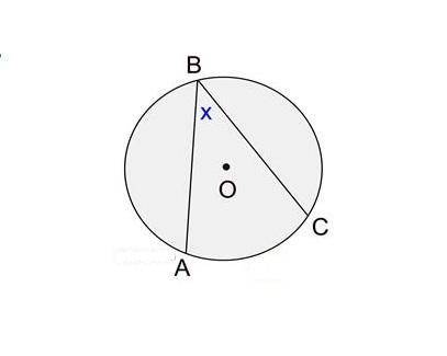 True or false an inscribed angle is formed by two radii that share an endpoint