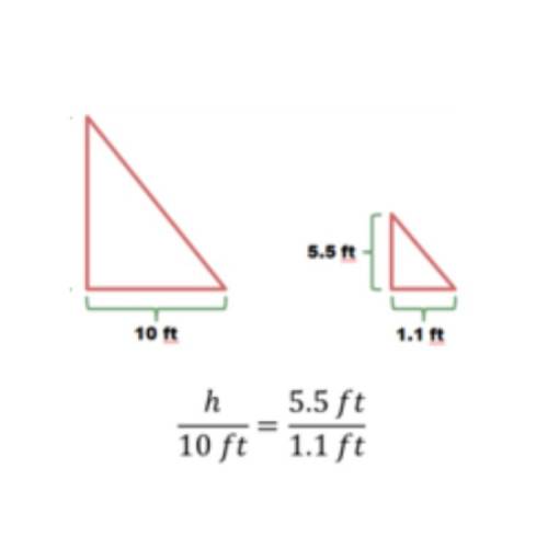 How to find indirect measurements with similar triangles?