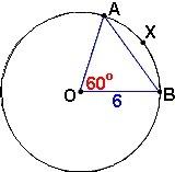 Find the area of δaob 3√3 un2 4.5√3 un2 9√3 un2