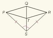 Fastwhich reason justifies the conclusion that △pst ≅ △rst? a. aas theorem b. asa postulate c. sas