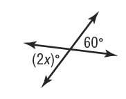 What is the value of x in the figure below? ( ? )