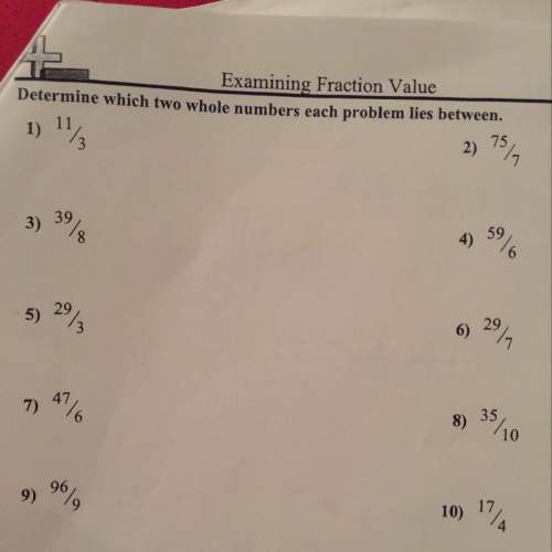 How do we determine the whole numbers?