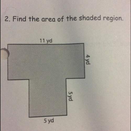 Me! find the area of the shaded region