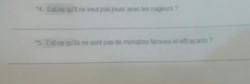 How do you do the french inversion of these two questions?
