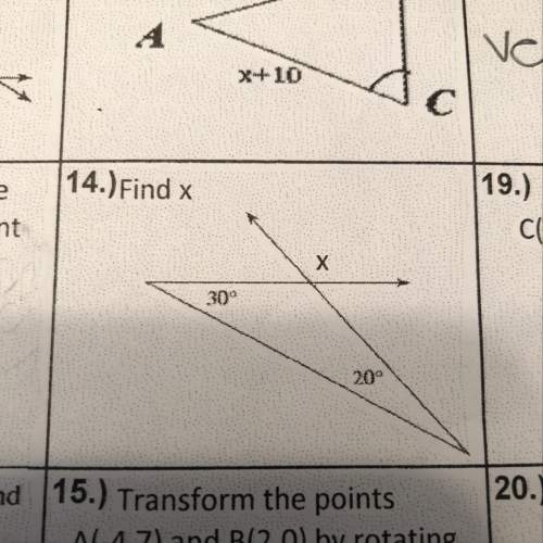 How to find x in this math problem?