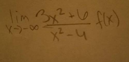 What is the limit of f (×) as x approaches - infinty