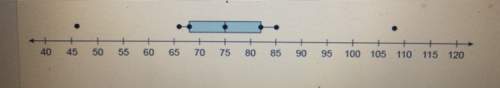 Which data set is represented by the modified box plot? •85, 70, 80, 108, 46, 66, 68, 82, 70, 68 •8