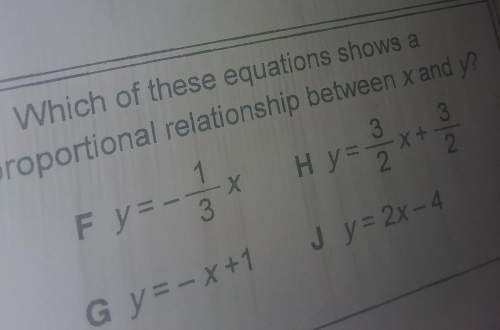 Is y=-x+1 a proportional relationship between x and y ? ?