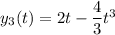 y_3(t)=2t-\dfrac43t^3