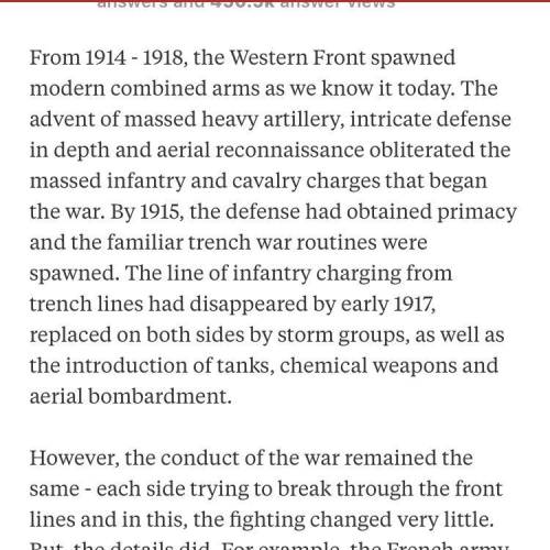 How did the u.s change the western front?
