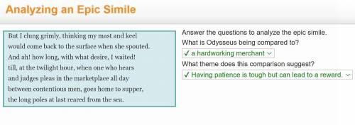 What is odysseus being compared to?