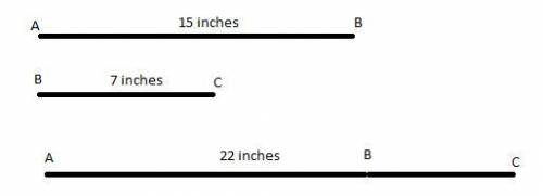 Describe how you could draw a diagram for a problem about finding the total length for two strings,1