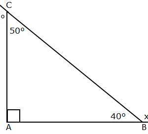 Given:  ∆abc, ab = 8 m∠c = 90° m∠b = 40° find:  perimeter of ∆abc
