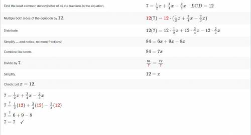 How to solve a equation with a fraction in it