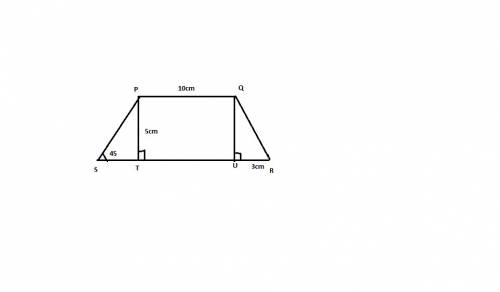 Find the area of the trapezoid. leave your answer in simplest radical form. the figure is not drawn