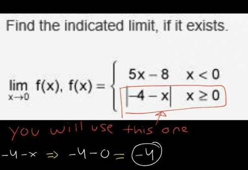 Math , ?   20 points !   find the indicated limit, if it exists.