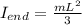 I_{end} = \frac{mL^2}{3}