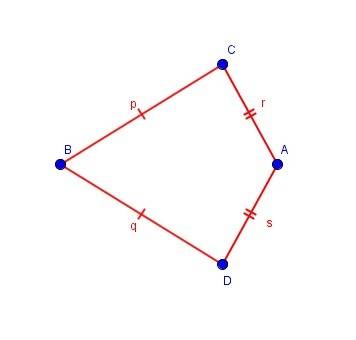 Which quadrilateral has two pairs of different but equal adjacent sides?