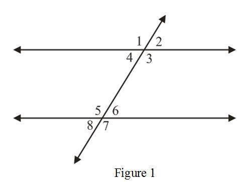 Identify the pair of alternate exterior angles