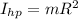 I_{hp}=mR^2