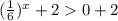 (\frac{1}{6})^x+20+2
