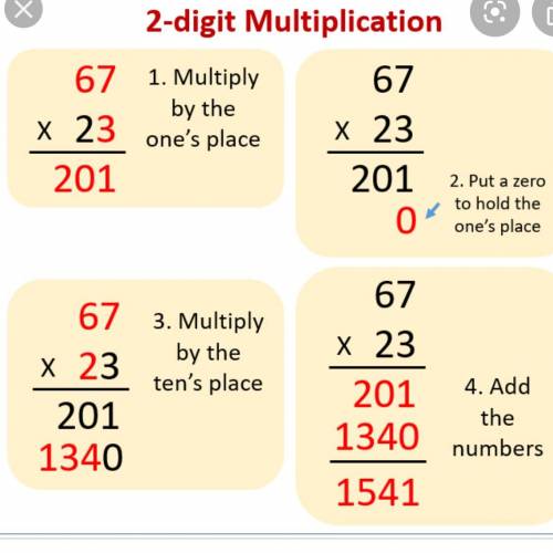 How to multiply with 2 digit numbers