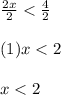 \frac{2x}{2}