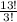 \frac{13!}{3!}