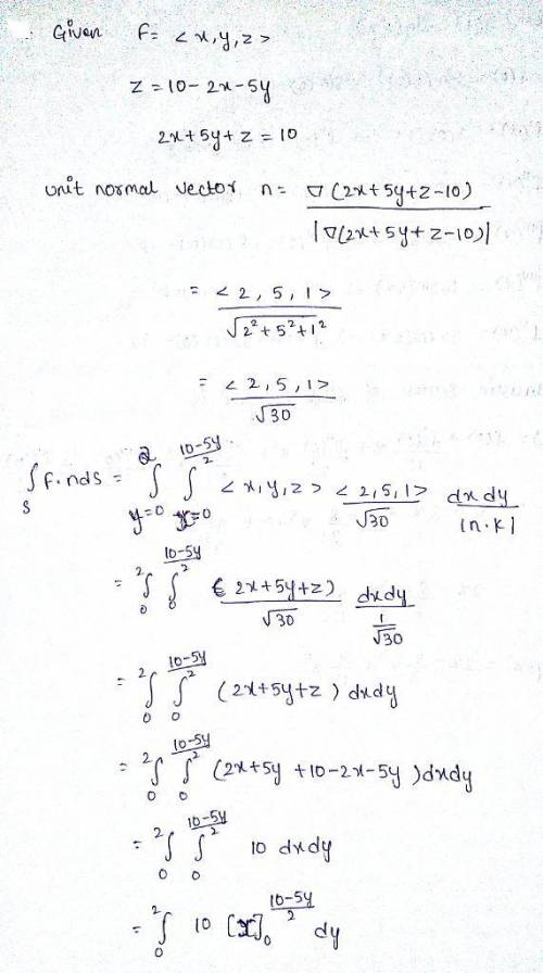 Find the flux of the following vector fields across the given surface with the specified orientation