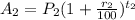 A_2 = P_2(1 + \frac{r_2}{100})^{t_2}