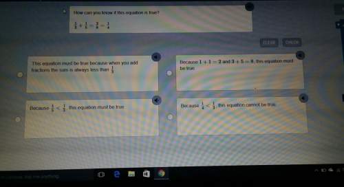 How can you know if this equation is true 1/3+1/5=2/8=1/4