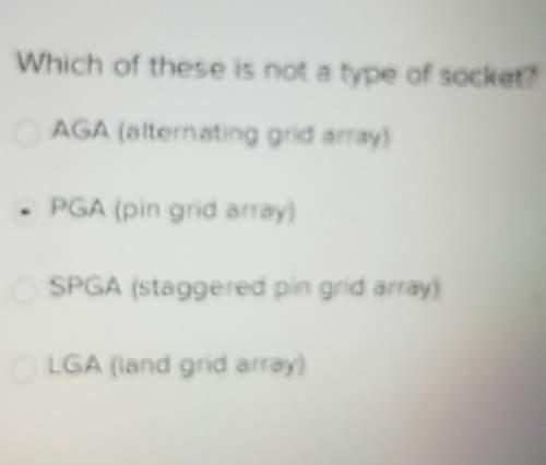 Which of these are not a type of socket?