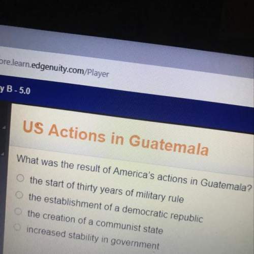 What was the result of america’s actions in guatemala