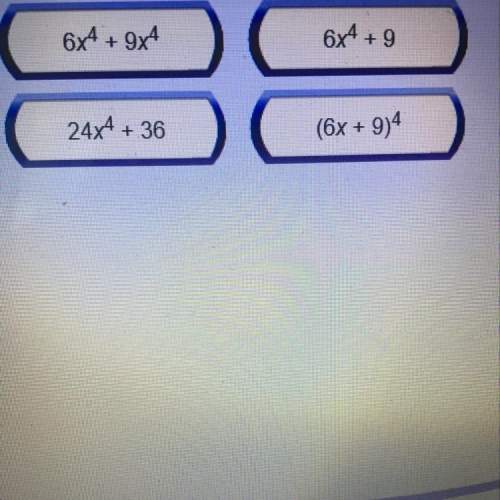 Given f(x) = 6x + 9 and g(x) = x^4, choose the expression for (fºg)(x).