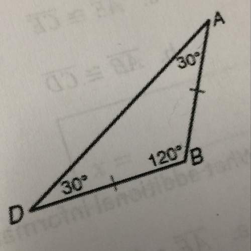 Based on the angle measures what type of triangle is abd